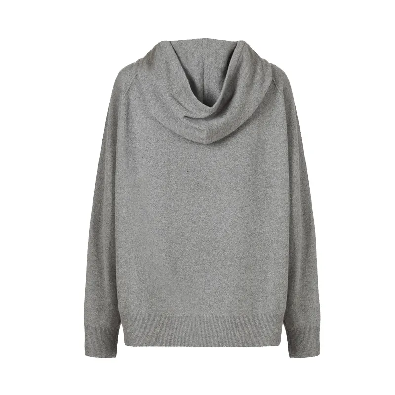 Wholesale Customize unisex Sweater Hoodies Oversized Pullover Hoody Wool Cashmere Drawstrings Soft Sweatshirts