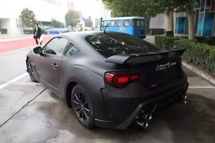 Body kit for Toyota GT86 Subaru BRZ in WD style wide flare Car bumpers engine hood front lip side skirts wing spoiler