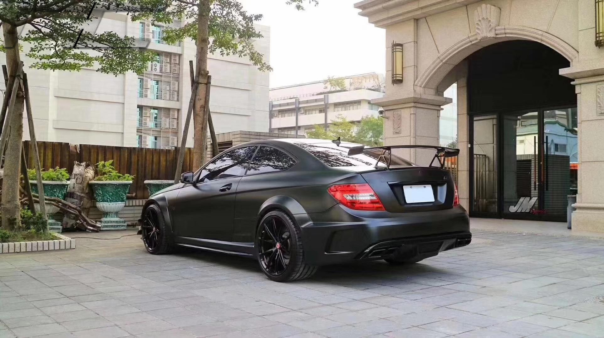 W204 C63 Coupe Perfect fitment Black Series Style Auto Car Full Wide Body kits for MERCEDES BENZ W204 C63 Coupe