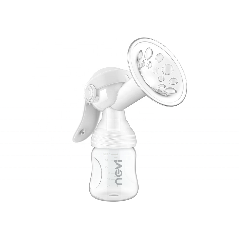 Factory Supply Comfortable Lactating Breast Milk Extractor Portable Manual Silicone Breast Pump