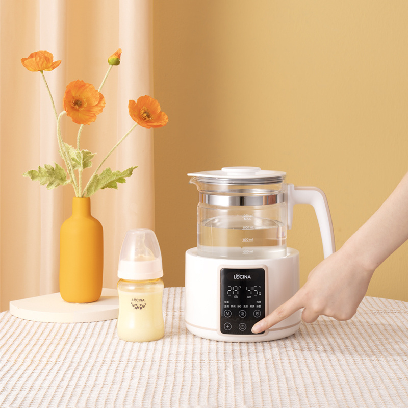 Home Use 1.2L Breast Milk Warmer Mixing Tea Boiler Multifunctional Electric Baby Water Kettle