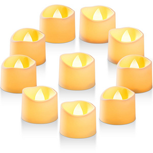 WANHUA vanilla scent celebrations home decor electric custom prayer love spell frameless taper led votive candle