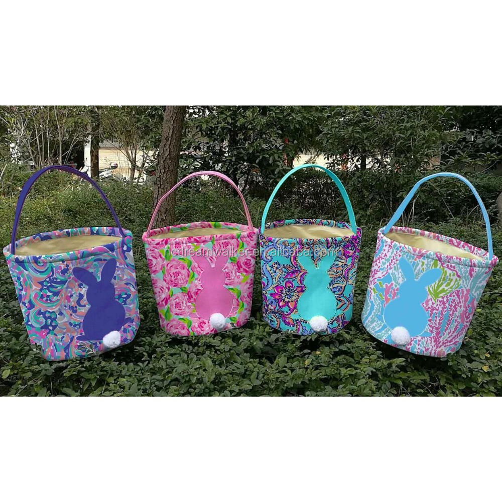 Wholesale Personalized Lilly Bunny Easter Basket