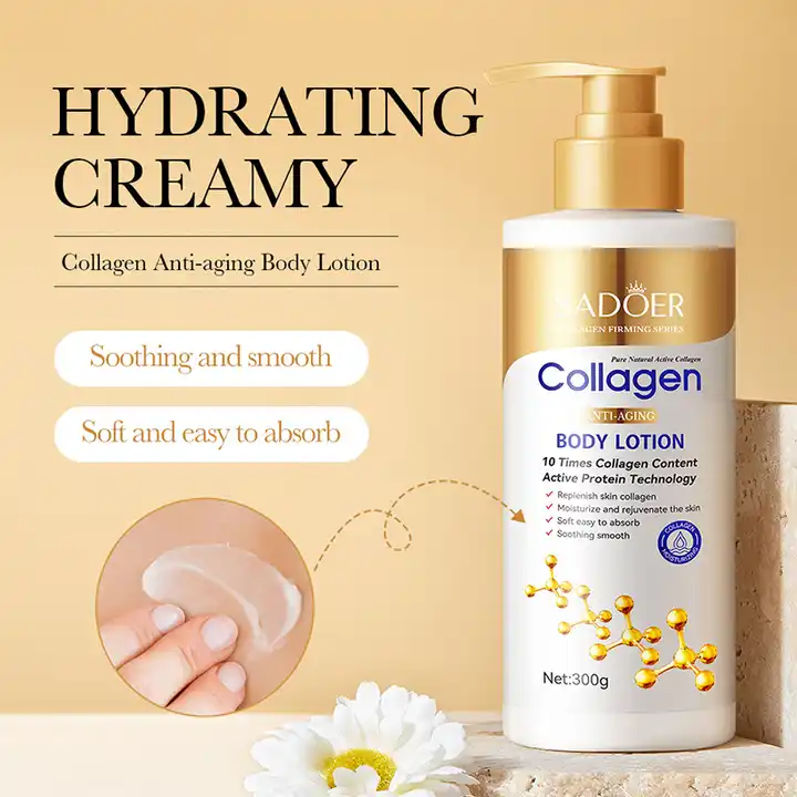 OEM ODM Manufacturer Korean Skin Care Cream Collagen Anti-aging Body Lotion