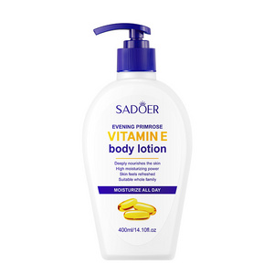 SADOER Evening Primrose Vitamin E Body Lotion Nourishing Hydrating Moisturizing Lotion