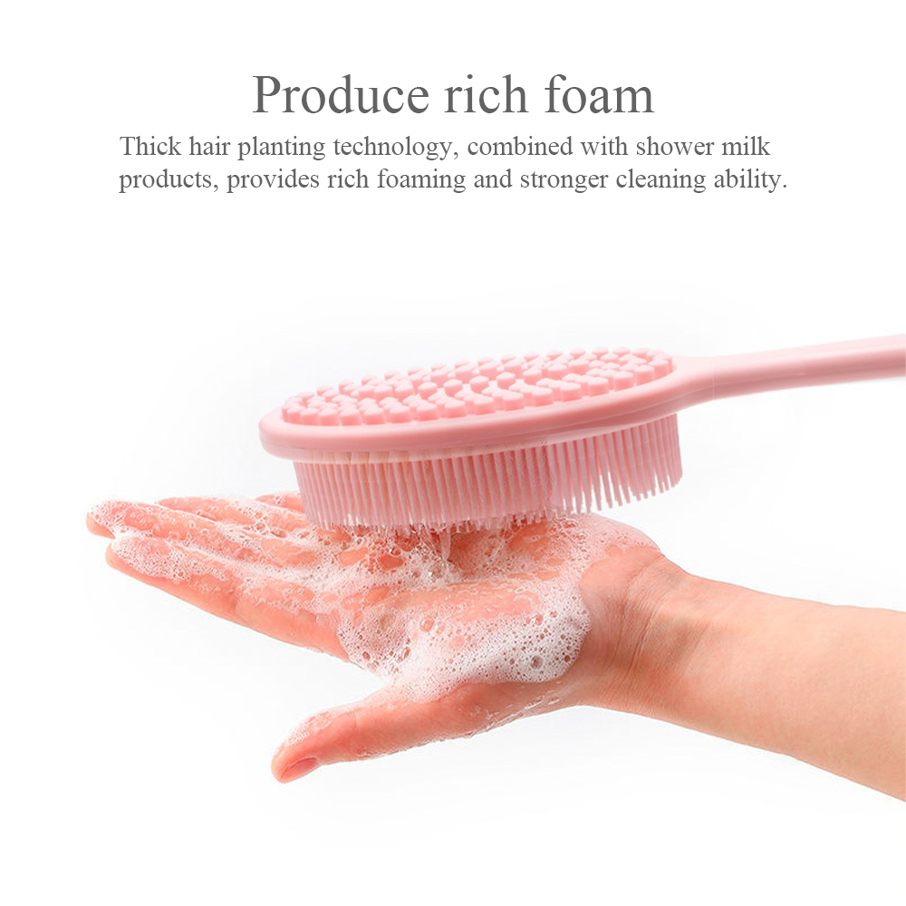 Massage Body Foot Brush Back Bath Body Brush Long Handleshower Brush Scrubber With Long Extendable Handle