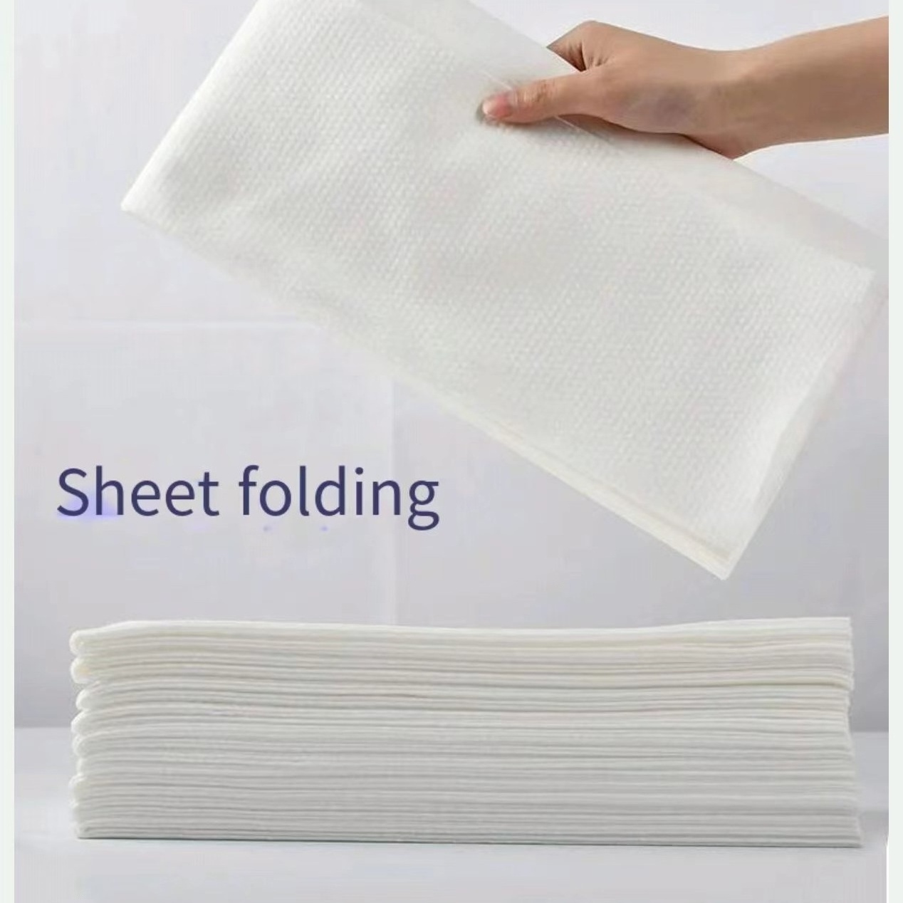 ODM HOTEL Disposable Bathroom Camping Hiking White Bath Body Face Towels Individual Packing Big Shower Towel