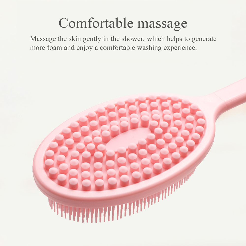 Massage Body Foot Brush Back Bath Body Brush Long Handleshower Brush Scrubber With Long Extendable Handle