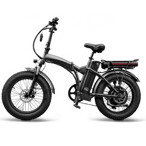 Smart 20 Inch Fat Tire Tyre Off Road Automatic Electric Bicycle  500 750 1000 Watt Dual Lithium Battery  City  Ebike