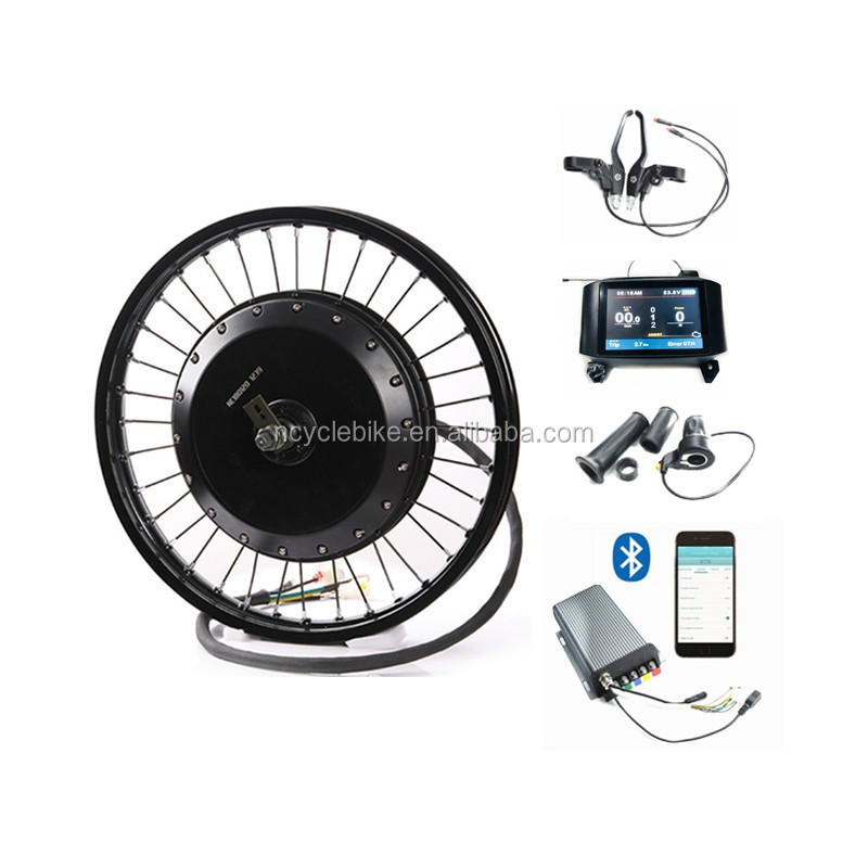 10kw peak power best sale programming QS motor electric bike kit 10000w