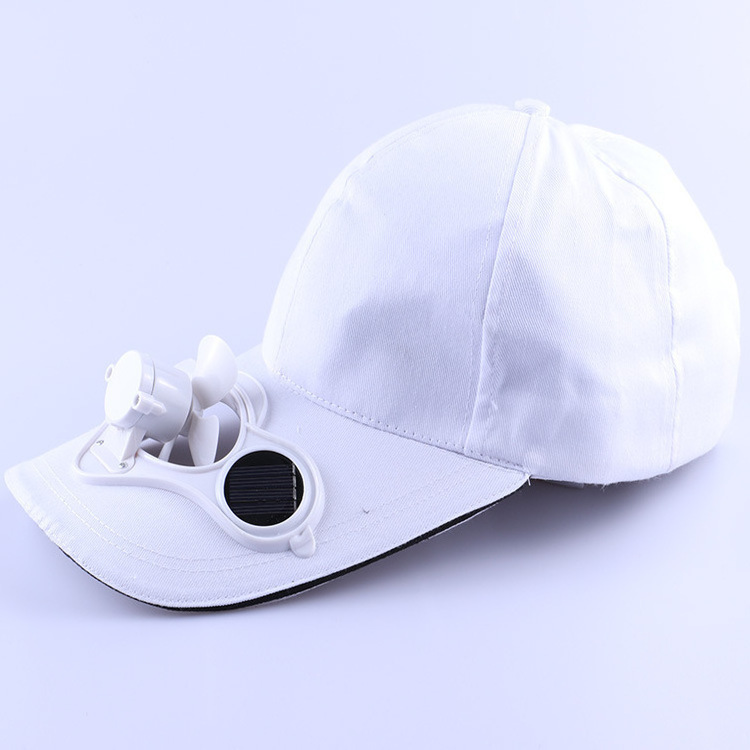 Men Women Solar Power Sun Baseball Hats With Cooling Fan Summer Sun Solaration Fan Baseball Hat