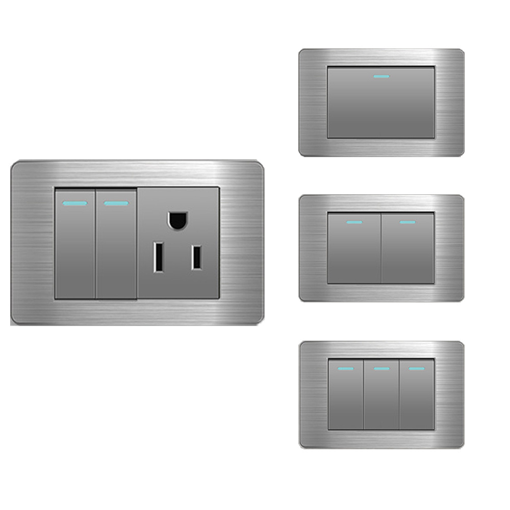 American Standard  electric wall switch and socket modular switch socket Interruptor Light Switch