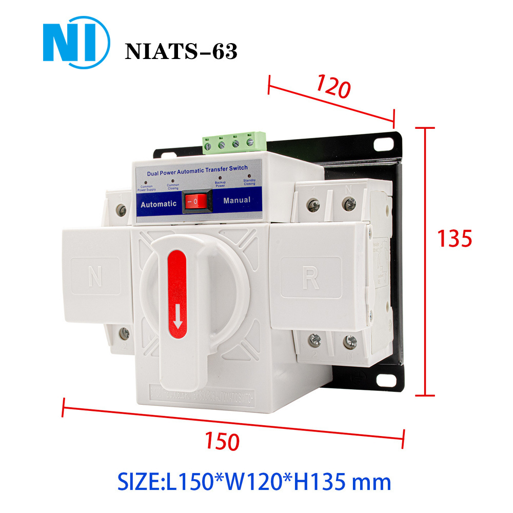 ATS factory price Automatic Change Over Switch  Automatic Transfer Switch ATS for Generator