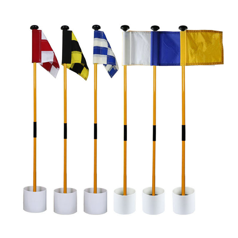 81CM Backyard Practice Golf Hole Pole Cup Flag Stick Golf Putting Green Flagstick Golf Flag