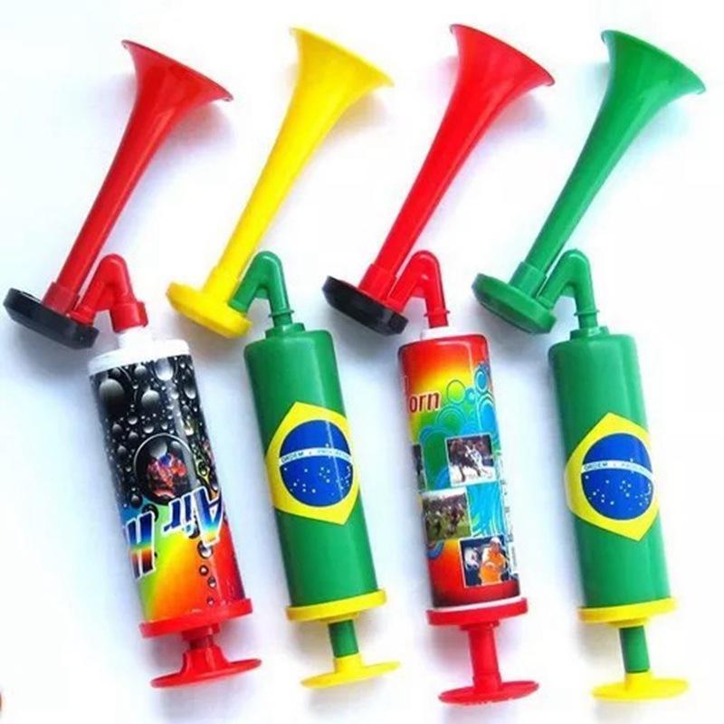 wholesale Sport and Party cheering football fan hand Air Horn Pump Trumpet For Sports Events Celebrating