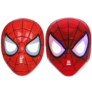 New Halloween Mask Iron Man Black Panther Spider Man Hulk Shield Thor Hammer Cosplay Face Marvel Comics  masque