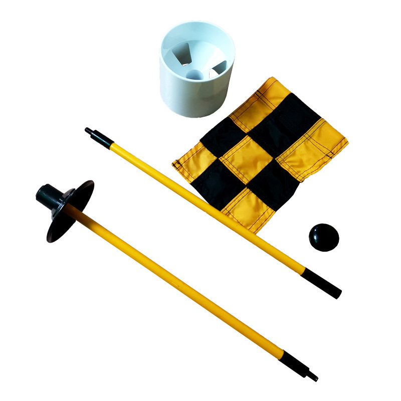 81CM Backyard Practice Golf Hole Pole Cup Flag Stick Golf Putting Green Flagstick Golf Flag