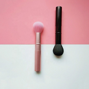 Wholesale Custom Logo the Best Tool Face Powder Blusher Skin Care & Tools Retractable Kabuki Makeup Brush