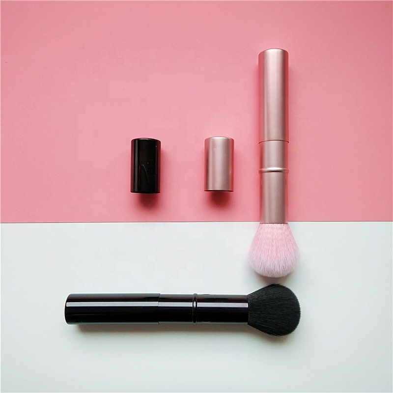 Wholesale Custom Logo the Best Tool Face Powder Blusher Skin Care & Tools Retractable Kabuki Makeup Brush