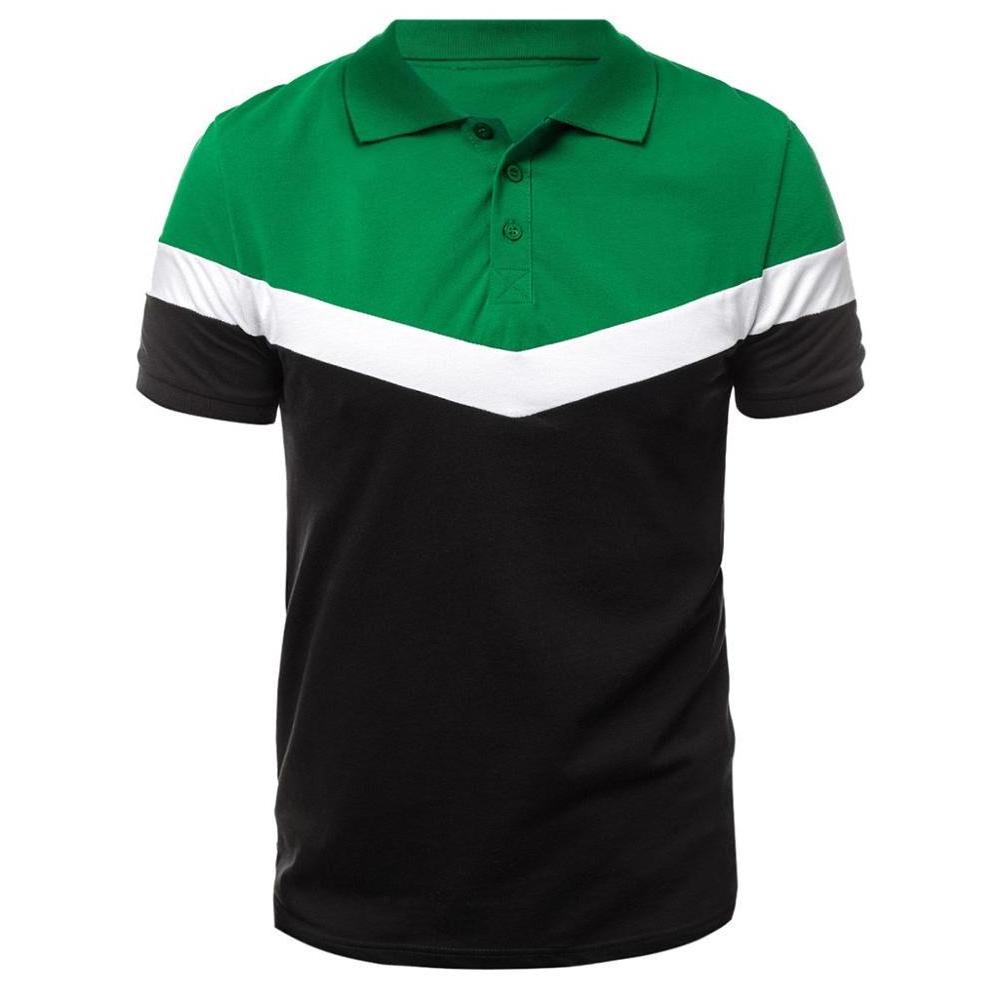 casual wear for men color combination polyester fabric color block shirt polo shirt polo black yellow polo shirt