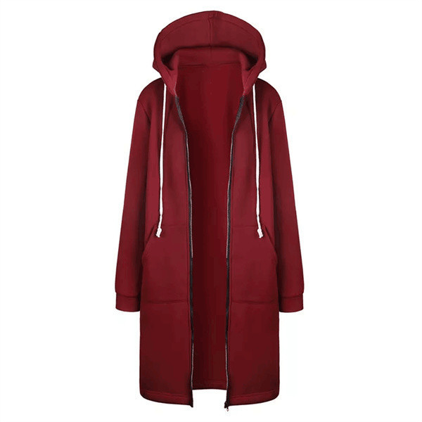 New arrival factory wholesale soft long hoodie dress for women