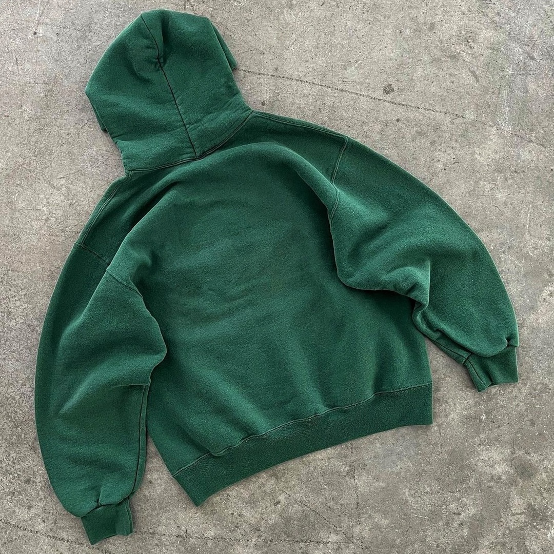 Zom Garment high quality plain hoodies no string cropped hoodie men custom blank cotton oversized pullover hoodie