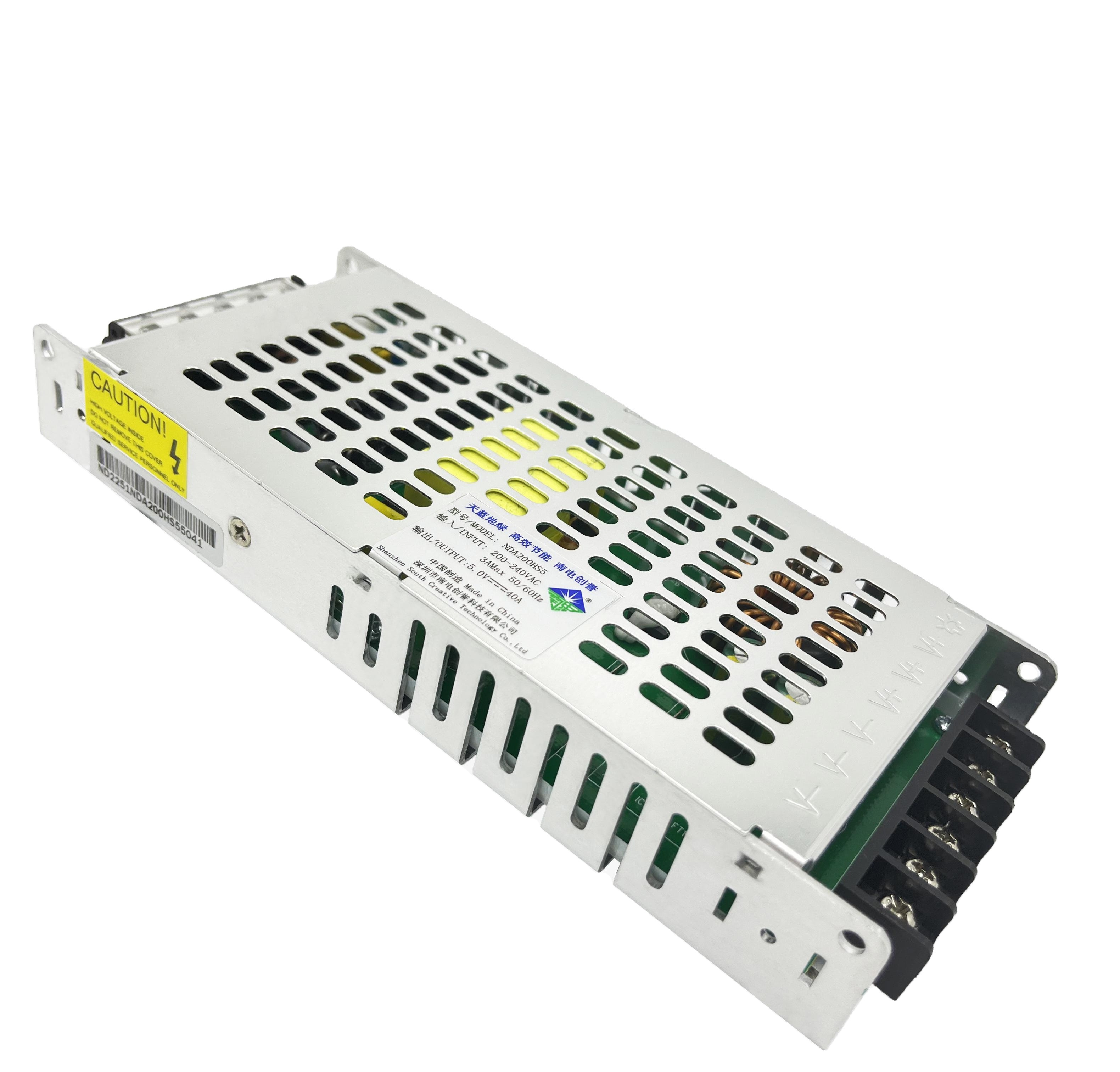 Efficient heat dissipation, ultra-thin 200W LED display screen power supply