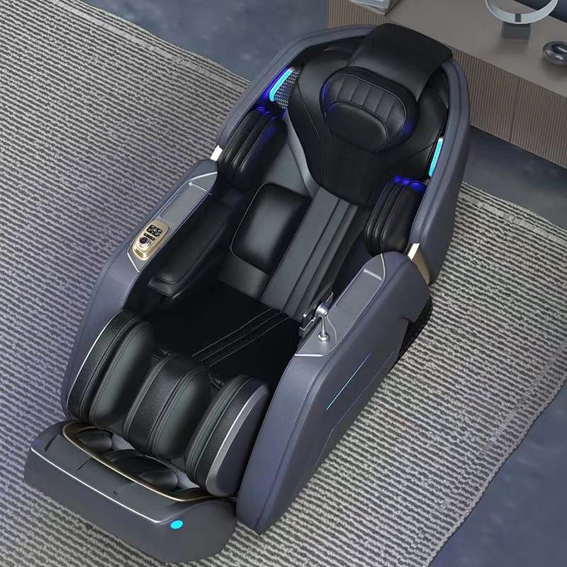 AI intelligent voice control luxury best spa 4d sl track massage chair 4d zero gravity luxury full body 2022 luxury stretc