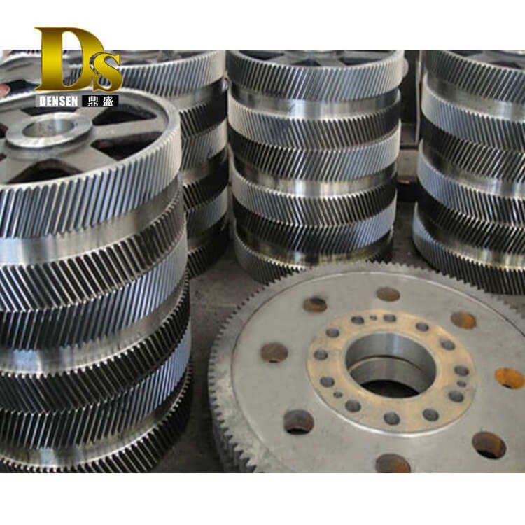 Densen Custom Alloy Steel Super Large Hot Forging: Precision Forged Driving Gears and Bull Gear