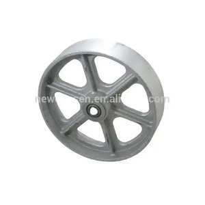 Densen Customized Cast Iron Wheel,Industrial Flywheel Iron Black Wheel Precision Casting Service