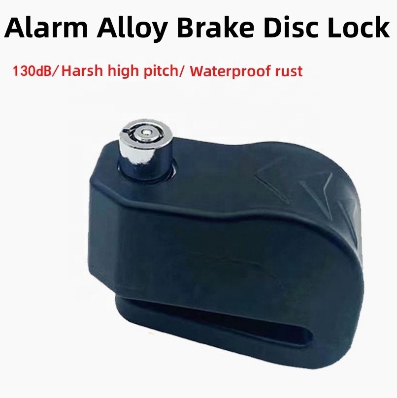 Latest Motorcycle Alarm Bike Lock Cycle Waterproof Alarm Disc Brake Lock Anti-Theft Security Wheel Disc Bicycle Cycle Lock