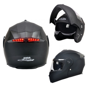 New Abs EPS Modular Helmet Motorcycle For Winter with LED Tail Lamp Motocross Unisex Motorcycle Helmets For Adults Head Guard