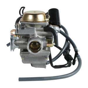 PD24J Carb for 4-Stroke GY6 125cc 150cc ATV Go Karts Scooter Mopeds QMJ/QMI157 Manifold Intake Fiameter 24mm Carburetor