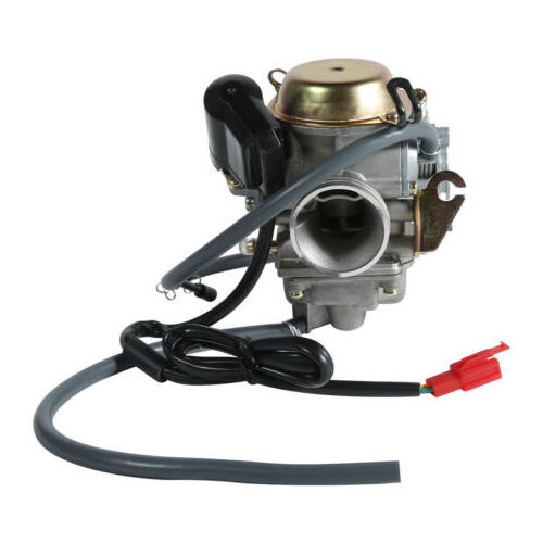 PD24J Carb for 4-Stroke GY6 125cc 150cc ATV Go Karts Scooter Mopeds QMJ/QMI157 Manifold Intake Fiameter 24mm Carburetor