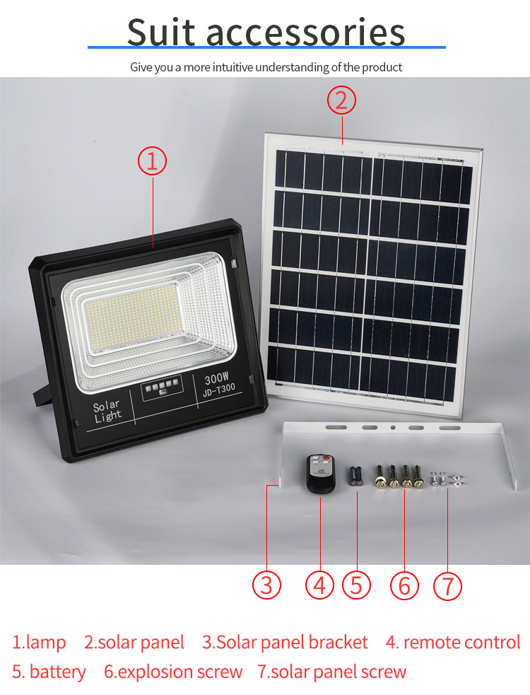 Solar Power Spotlight IP67 Outdoor Waterproof 50w 100w 400w Led Solar Garden Light