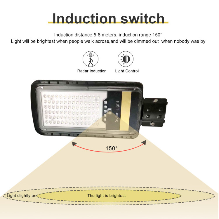 3000 lumens waterproof ip65 60w 90w 120w outdoor led garden solar street light