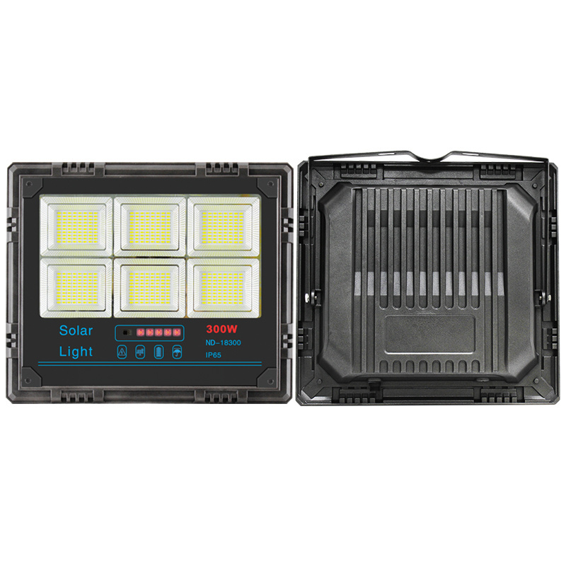 80w 100w 200w 300w 500w rechargeable flood light outdoor waterproof led solar flood lights with battery