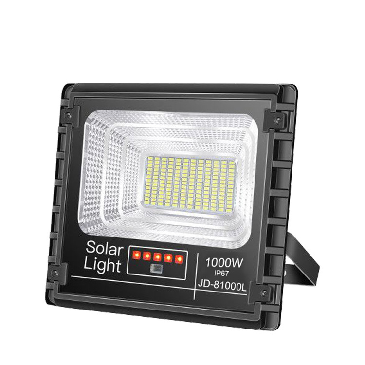 ODM 1000W Warm White Solar Power Outdoor Lamp Remote Ip65 Waterproof 25w 100w 200w 300w 500w Led Solar Flood Light