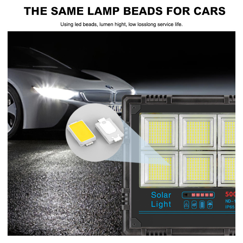 80w 100w 200w 300w 500w rechargeable flood light outdoor waterproof led solar flood lights with battery