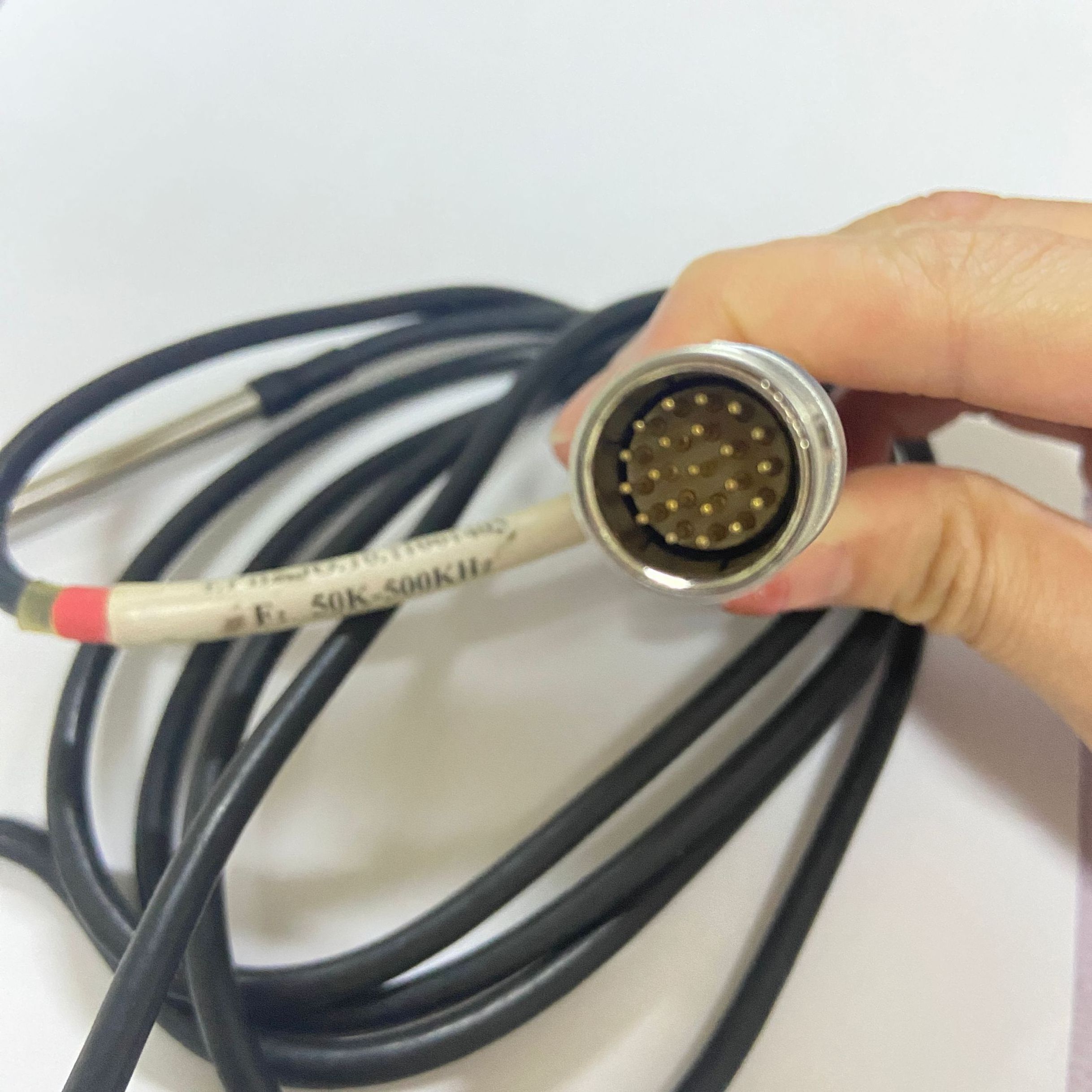 21pin connector Frequency 50k to 500khz 1.5 meter long cable Eddy current Probe