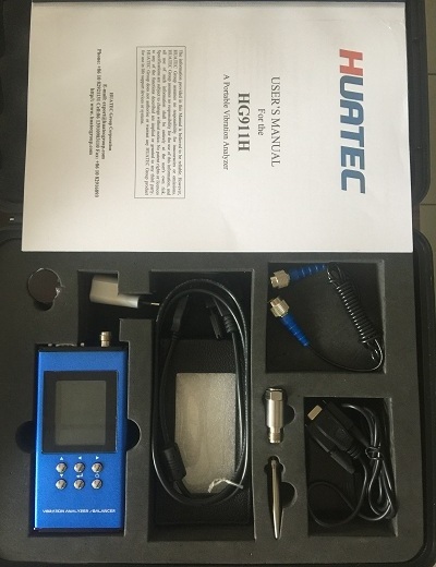 HG911H Portable Vibration Analyzer Meter Bearing fault analyzer/ collector