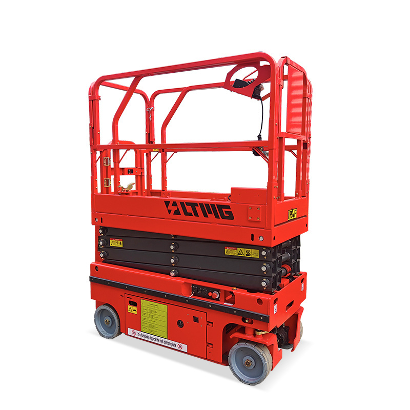 8m 10m Scissor Lift Platform High Quality 4 Tires Trailer Electric Scissor Lift 500kg Hydraulic Lift Working Platform