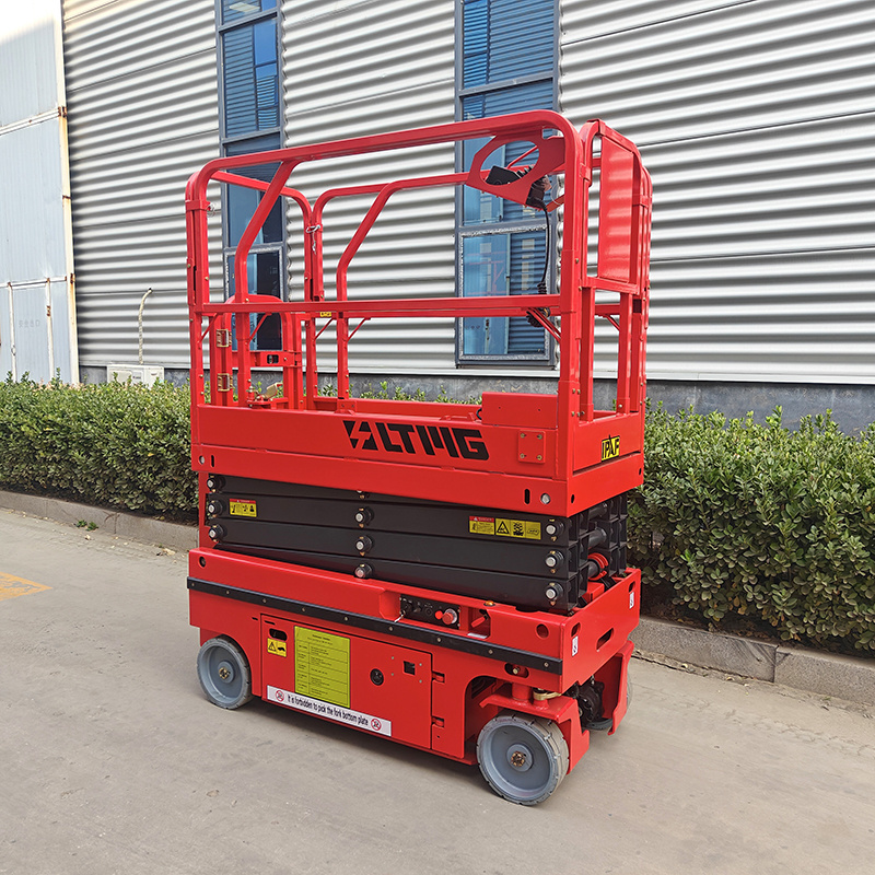 8m 10m Scissor Lift Platform High Quality 4 Tires Trailer Electric Scissor Lift 500kg Hydraulic Lift Working Platform