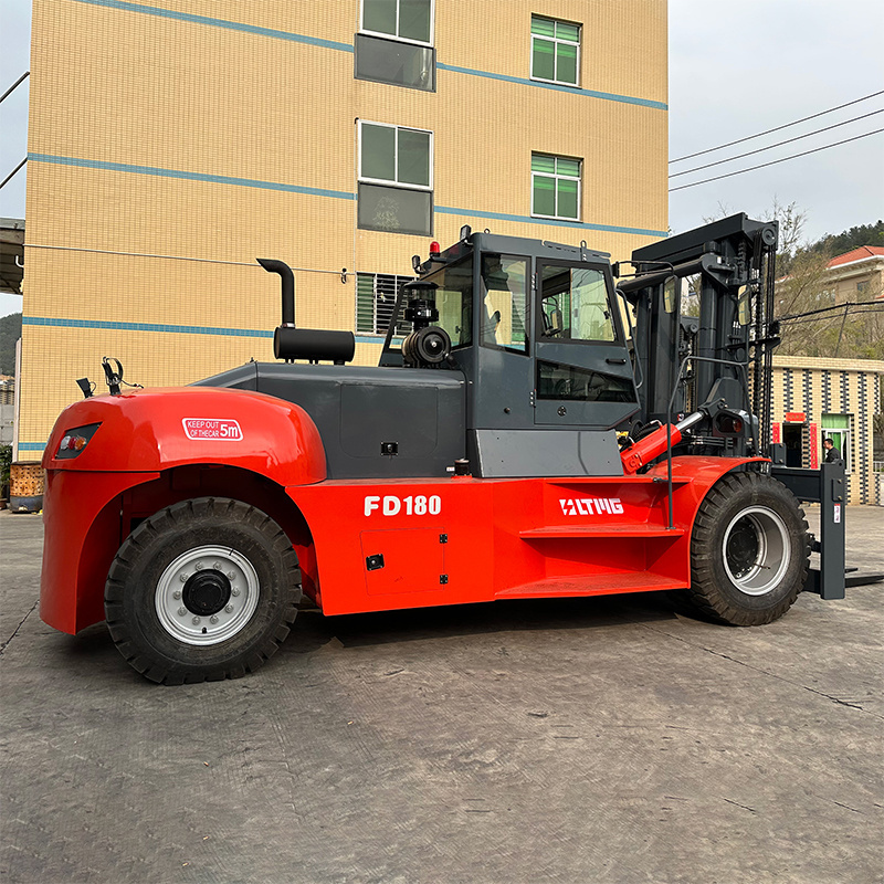 Big montacargas forklift truck 15 ton 16 ton 18ton  carretilla elevadora diesel forklift with fork positioner