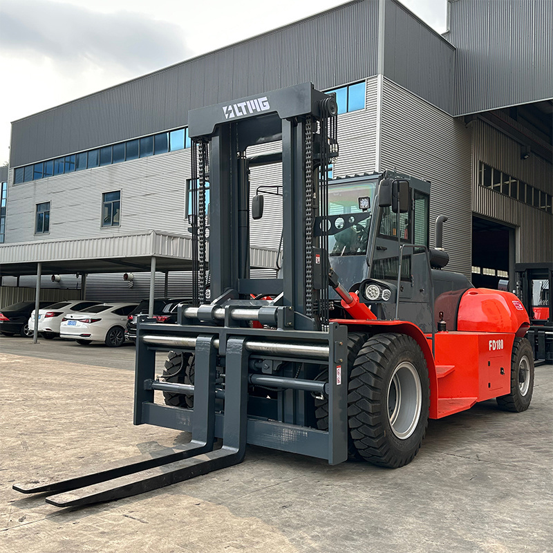 Big montacargas forklift truck 15 ton 16 ton 18ton  carretilla elevadora diesel forklift with fork positioner