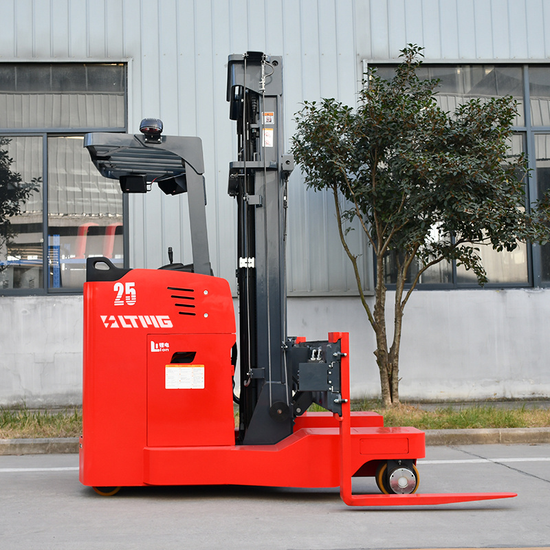 Factory price multi directional AC motor 4-way pallet stacker 3ton electric reach truck with 8 meters lifting height