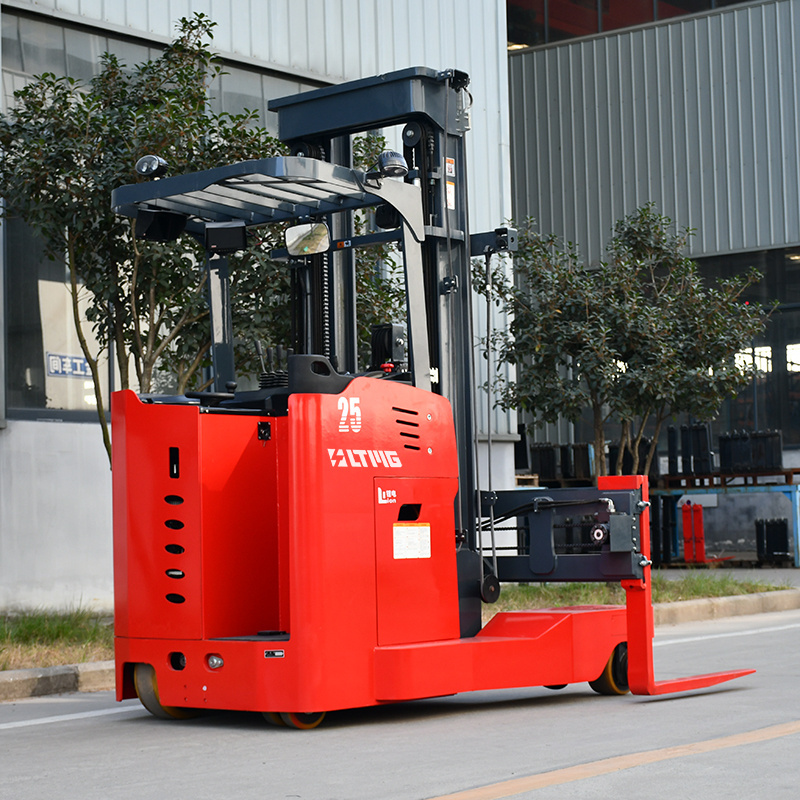 Factory price multi directional AC motor 4-way pallet stacker 3ton electric reach truck with 8 meters lifting height