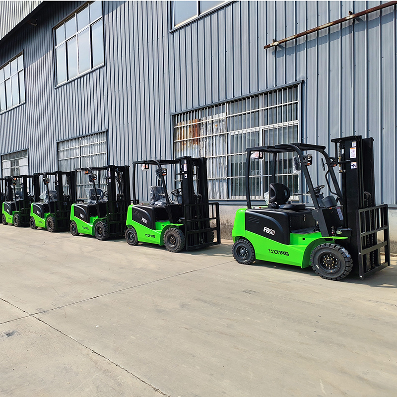 Chinese brand compact battery powered forklift 2t 2.5t 3t small electric forklift truck price