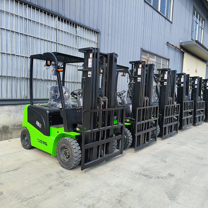 Chinese brand compact battery powered forklift 2t 2.5t 3t small electric forklift truck price