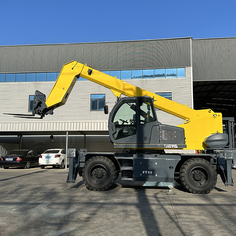 Nearsun Chinese supplier heavy duty telescopic arm forklift telehandler 5000kg telescopic forklift for sale